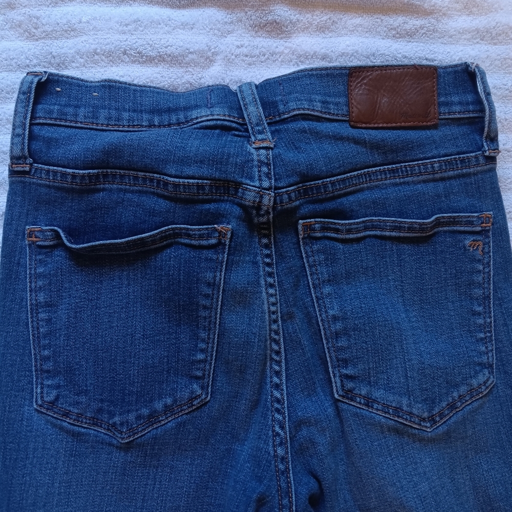 Madewell 10" High-Rise Roadtripper Skinny Jeans. Size 24. - Picture 7 of 9
